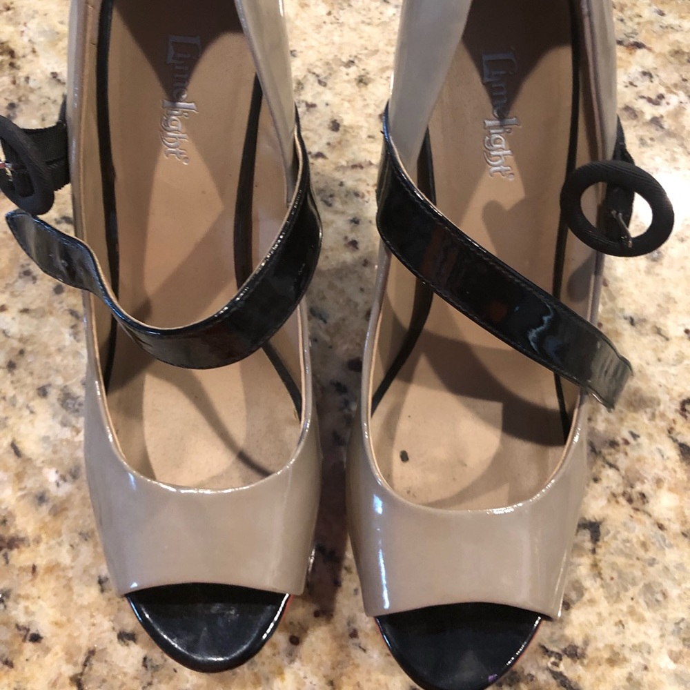 Barely worn LimeLight Tri-Colored heels